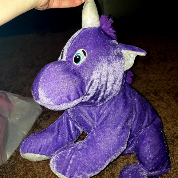 Purple unicorn stuffed animal plush - Picture 1 of 6
